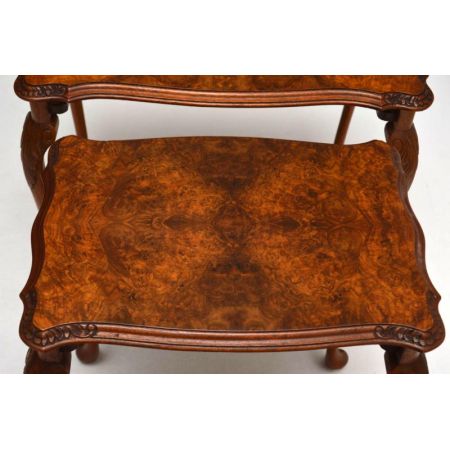 Antiker Nussbaum Nest – 3er Set