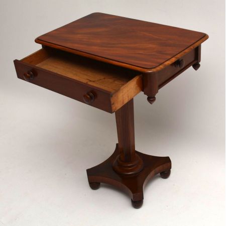 Antique William IV Mahogany Side Table