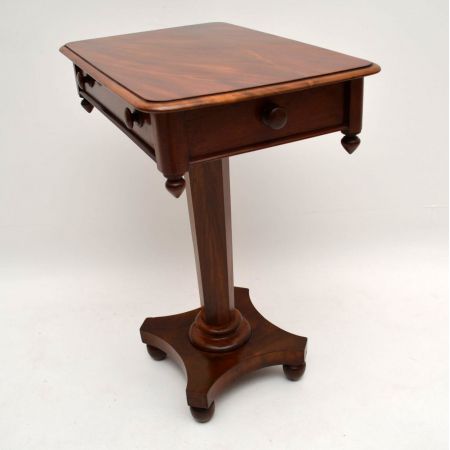 Antique William IV Mahogany Side Table