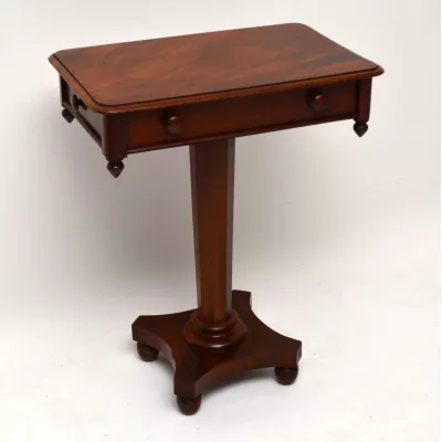Antique William IV Mahogany Side Table