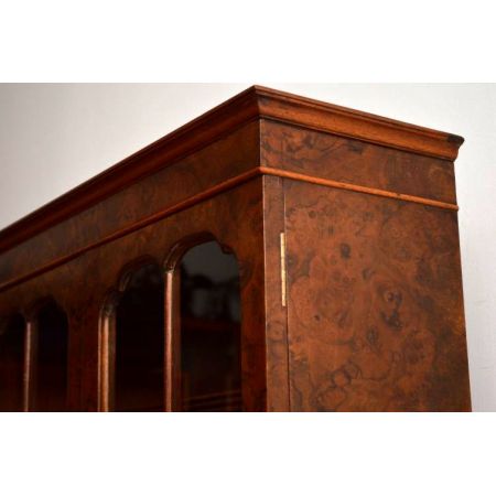 Ansprechender Bücherschrank mit Glastüren