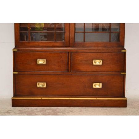   Mahagony Bücherschrank Bookcase antik mit toller Optik