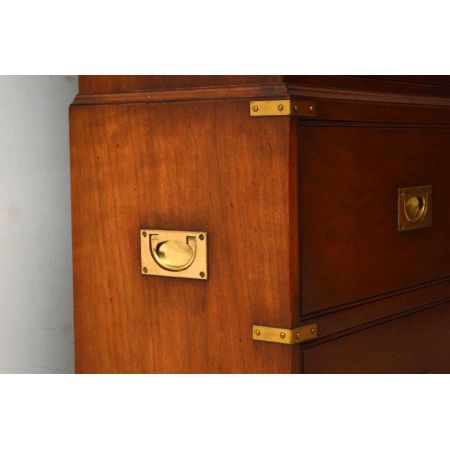   Mahagony Bücherschrank Bookcase antik mit toller Optik