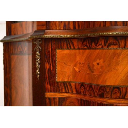 Antike Vitrine Bookcase aus Palisander