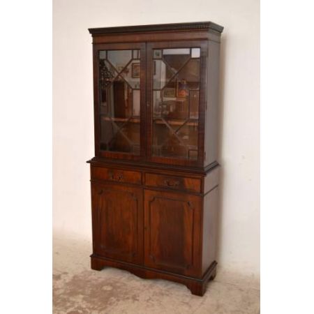 Antikes Bücherregal Bookcase Georgian Bücherschrank Mahagoni