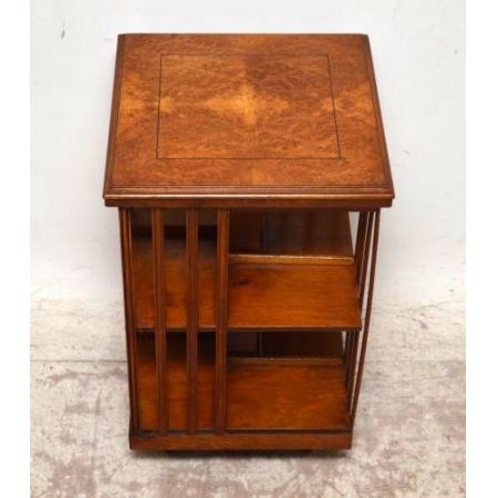 Antikes Revolving Bücherregal Bookcase