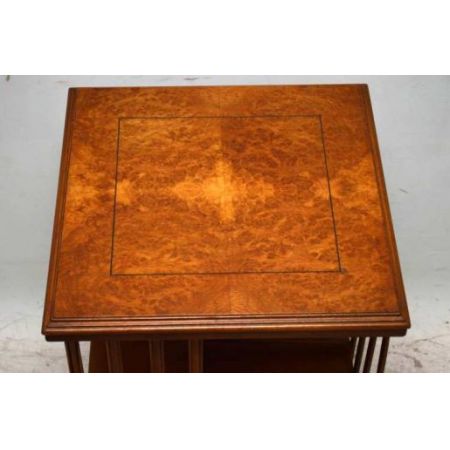 Antikes Revolving Bücherregal Bookcase