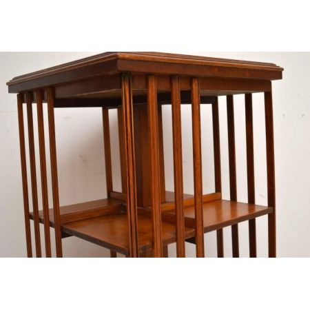 Antikes Revolving Bücherregal Bookcase