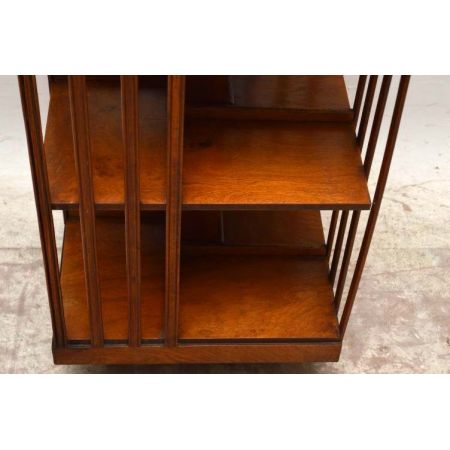 Antikes Revolving Bücherregal Bookcase
