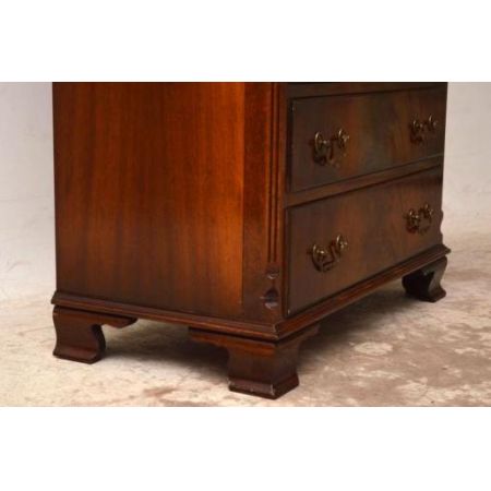 Georgian Style Bookcase Flame Mahagoni