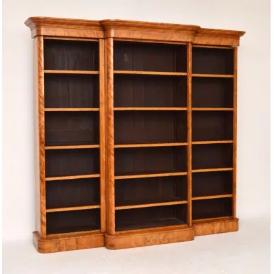 Satin Birch Bücherschrank antik 1860