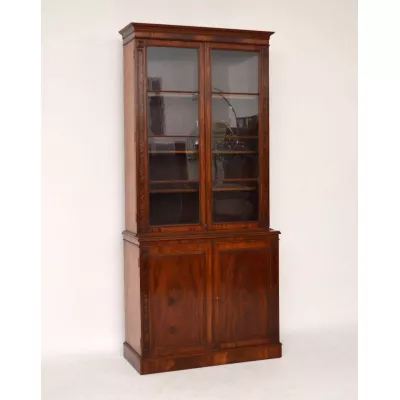 Antikes Mahogany Bookcase 