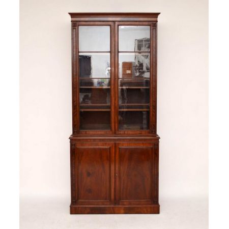 Antikes Mahogany Bookcase 