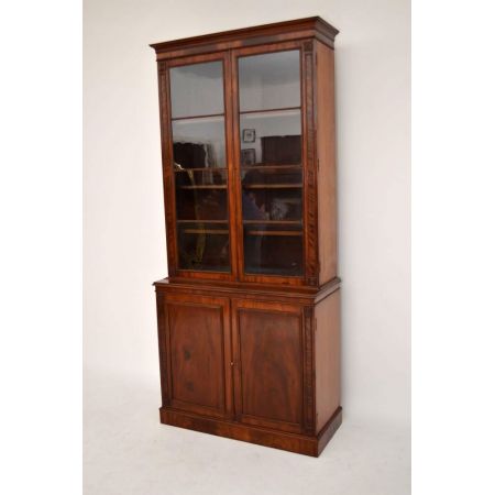 Antikes Mahogany Bookcase 