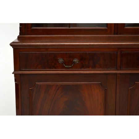 Großes antikes Bookcase Bücherschrank