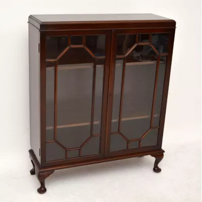 Antiker Edwardian Bücherschrank Mahagoni