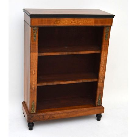 Antikes Open Bookcase Bücherregal