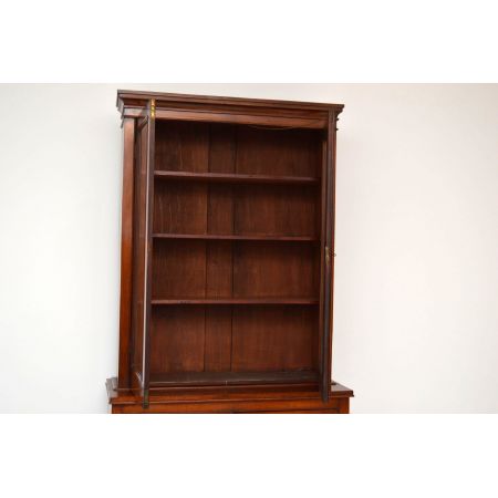 Antikes Victorian Bücherregal Bücher Schrank