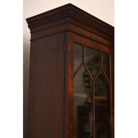 Antike Mahagoni Vitrine