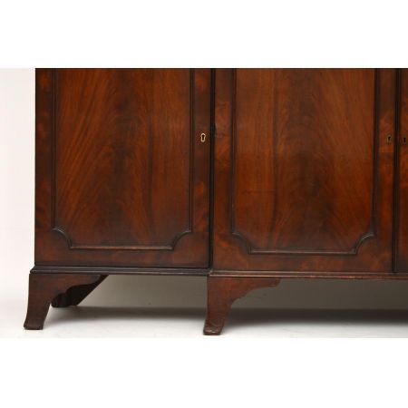 Antike Mahagoni Vitrine