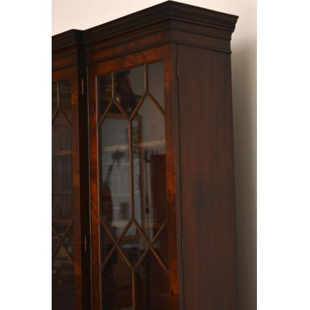 Antike Mahagoni Vitrine