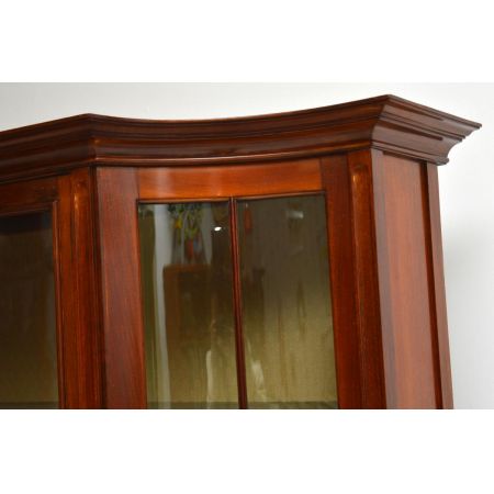 Große Edwardian Mahagoni Vitrine