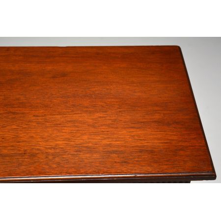 Antike Astral-Verglaste Mahagoni Vitrine