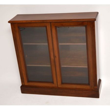 Antikes Victorian Mahagoni Bücherregal mit Türen