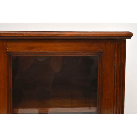 Antikes Victorian Mahagoni Bücherregal mit Türen