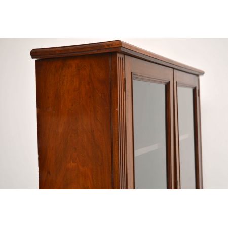 Antikes Victorian Mahagoni Bücherregal mit Türen