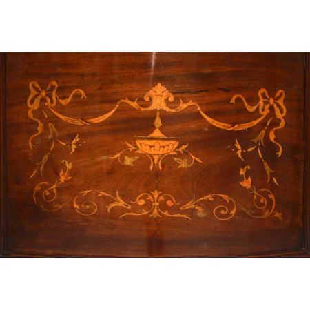 Antiker Edwardian Mahagoni - Satinholz Vitrine