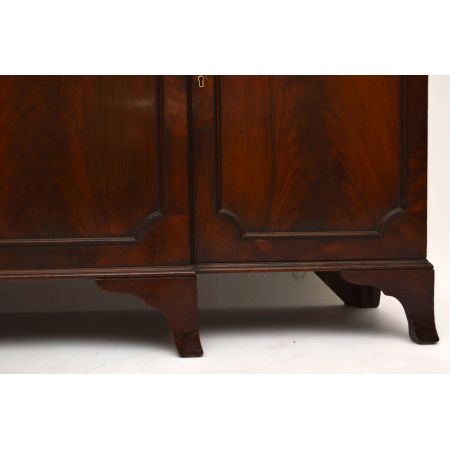 Antikes Mahagoni Bücherregal/ Vitrine