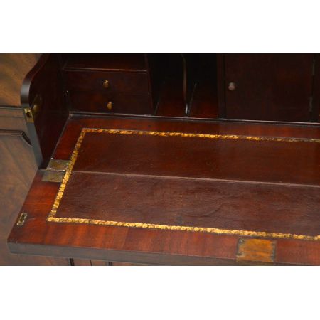 Antike Mahagoni Vitrine/ Sekretär