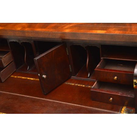 Antike Mahagoni Vitrine/ Sekretär