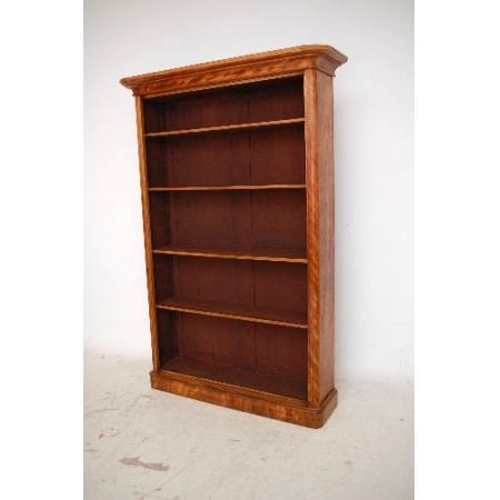 Offenes Bookcase Antique Victorian Satin Birch 