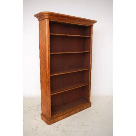 Offenes Bookcase Antique Victorian Satin Birch 
