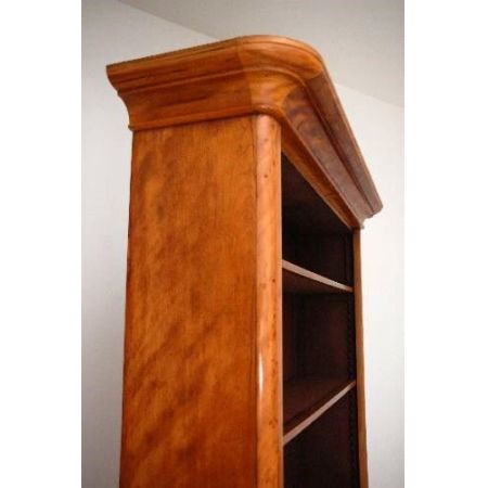 Offenes Bookcase Antique Victorian Satin Birch 