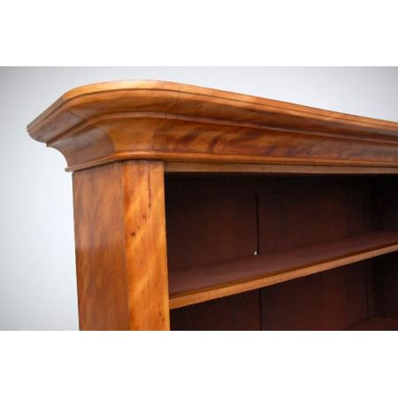 Offenes Bookcase Antique Victorian Satin Birch 