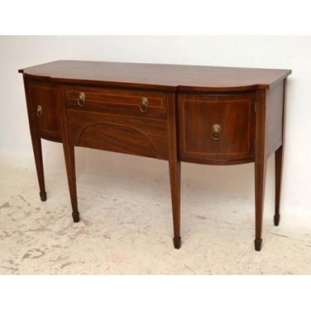 Antiikes  Edwardian  Intarsiertes  Mahogany Sideboard