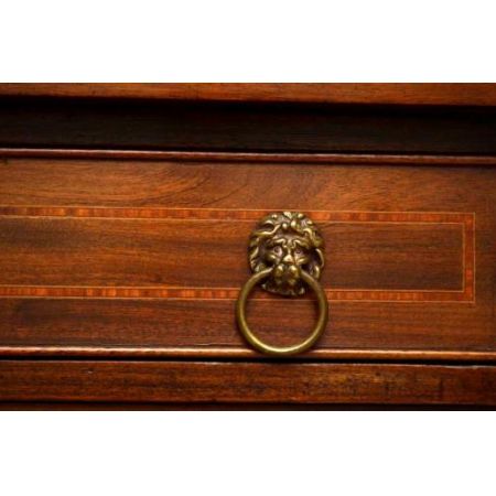 Antiikes  Edwardian  Intarsiertes  Mahogany Sideboard