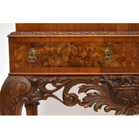 Antike Queen Anne Hausbar Schrank