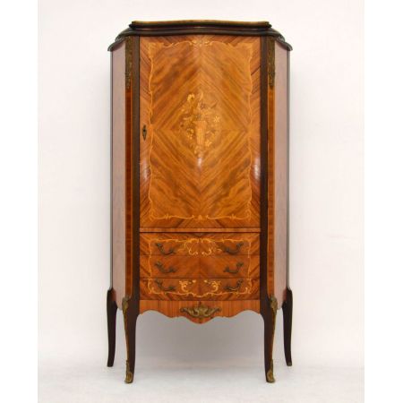 Antiker Intarsien Schrank Sideboard