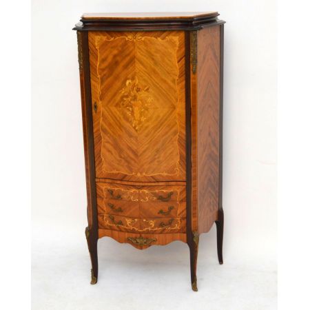 Antiker Intarsien Schrank Sideboard