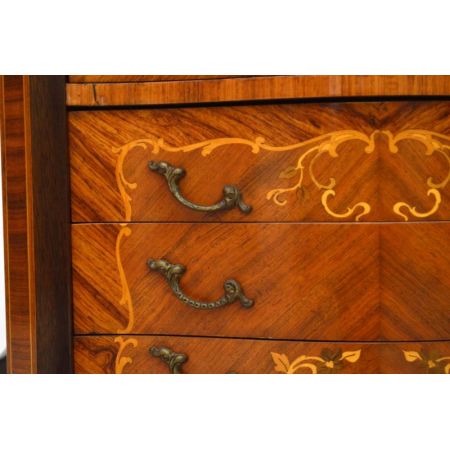 Antiker Intarsien Schrank Sideboard