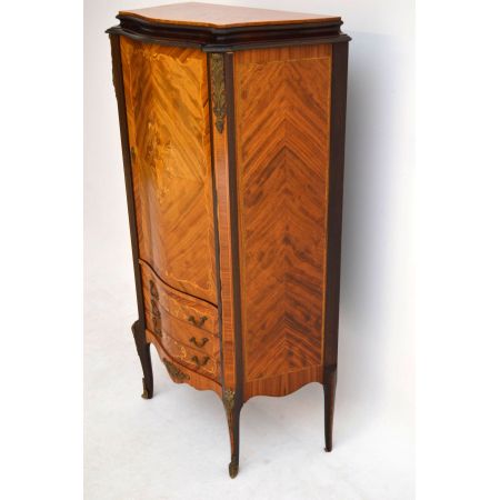 Antiker Intarsien Schrank Sideboard