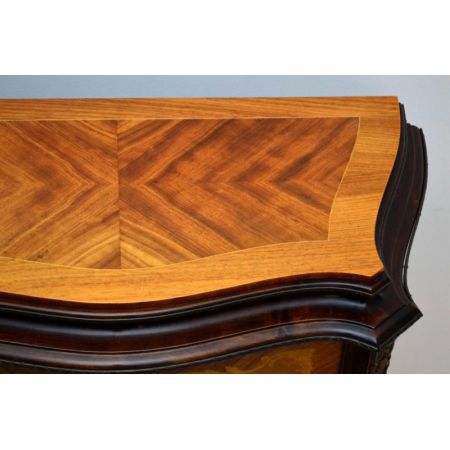 Antiker Intarsien Schrank Sideboard