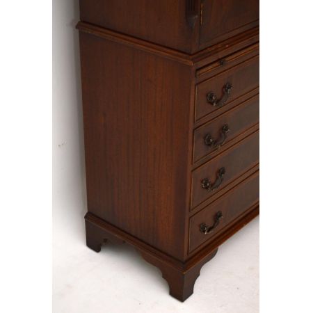 Antiker Georgian Mahagoni Schrank - Tallboy