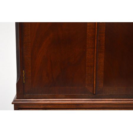 Antiker Georgian Mahagoni Schrank - Tallboy