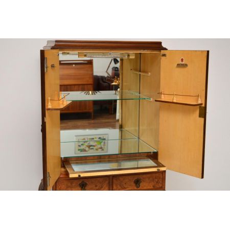 Antike Bar Cocktail Schrank Hausbar