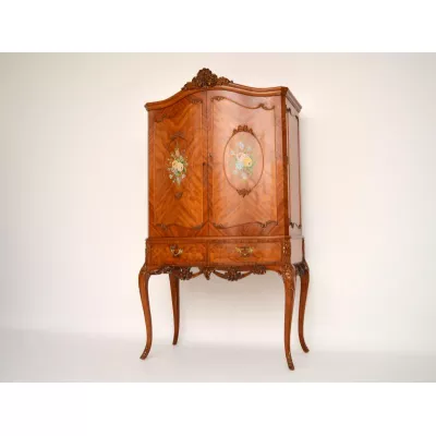 Antik-französischer Cocktail Schrank